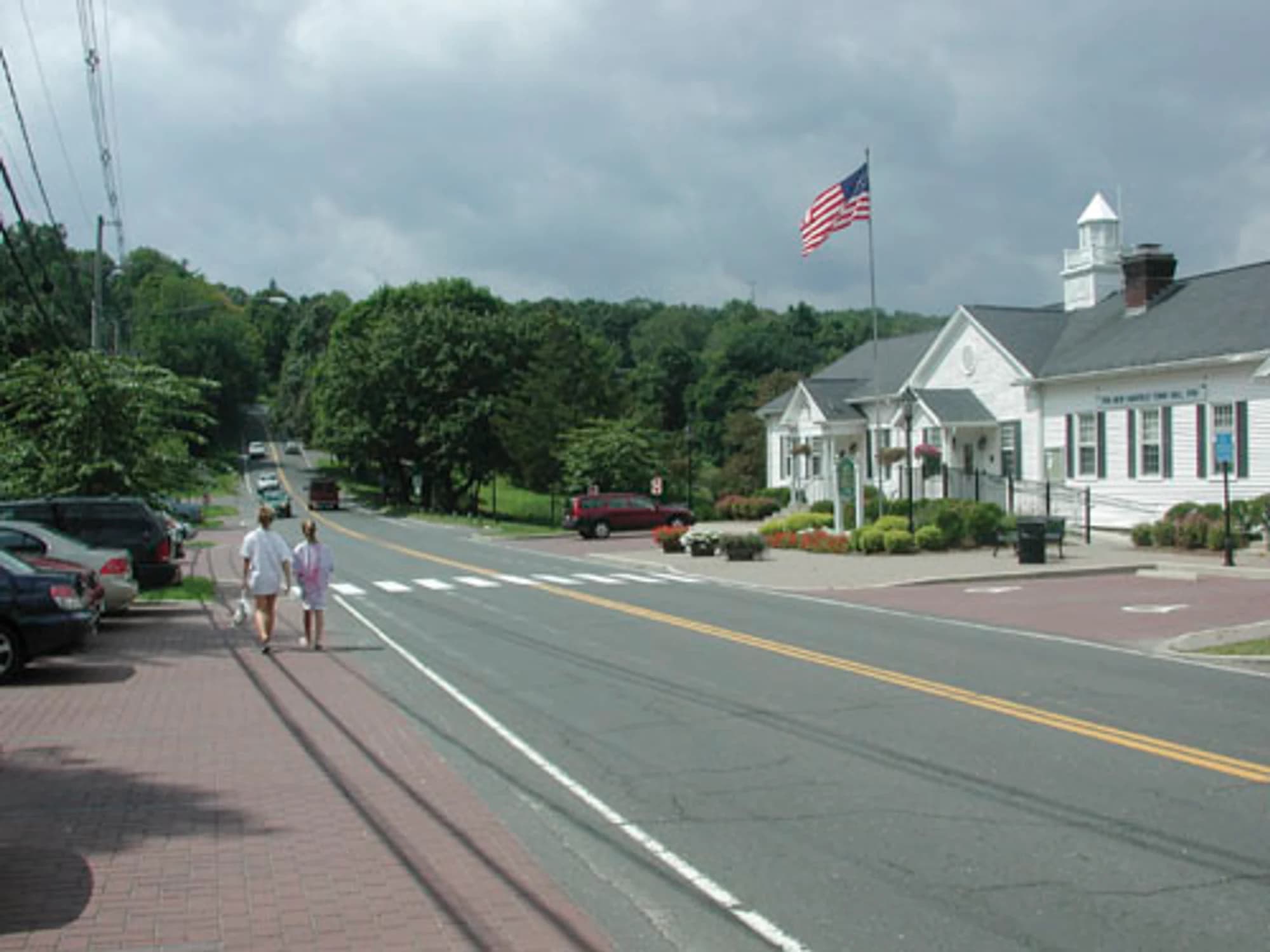 Downtown New Fairfield gathering space and gateway plan